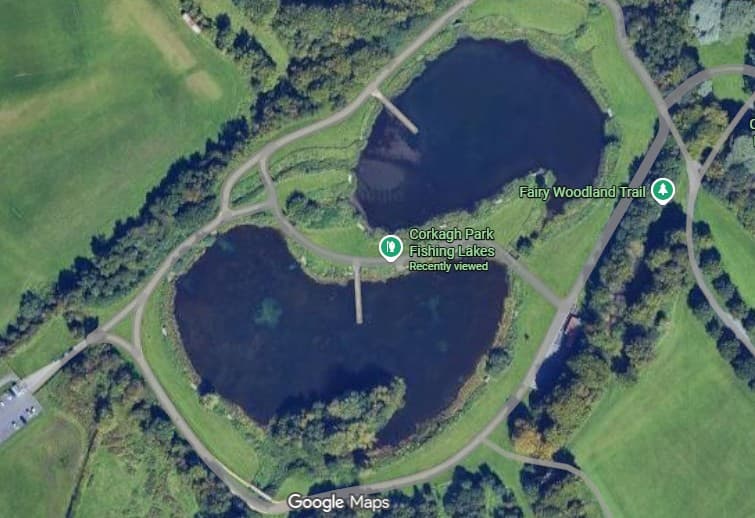 Fishing at Corkagh Park Fishery, Co. Dublin