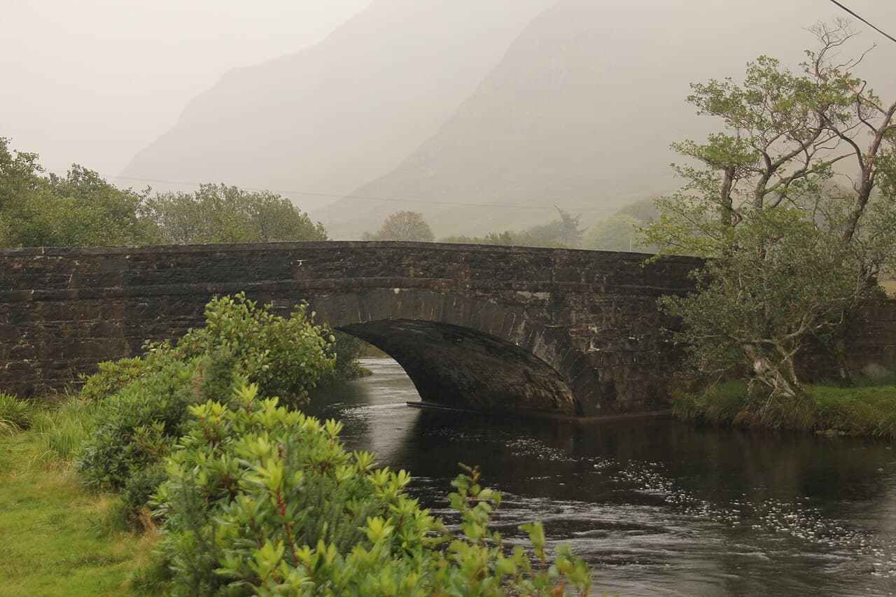 Fishing at Bundorragha River (Delphi Fishery), Co. Mayo